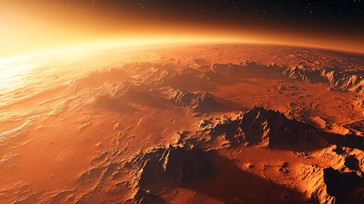Mars Space View Free Mars Surface View Image - Mars, Canyons, Terrain | Download at ...