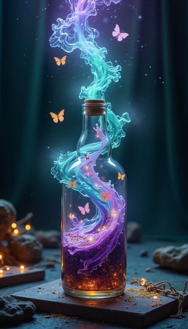 Free Enchanted Galaxy Potion Image | Download at StockCake