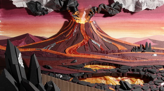 Free Volcanic Paper Eruption Image - Volcano, Lava, Eruption | Download ...
