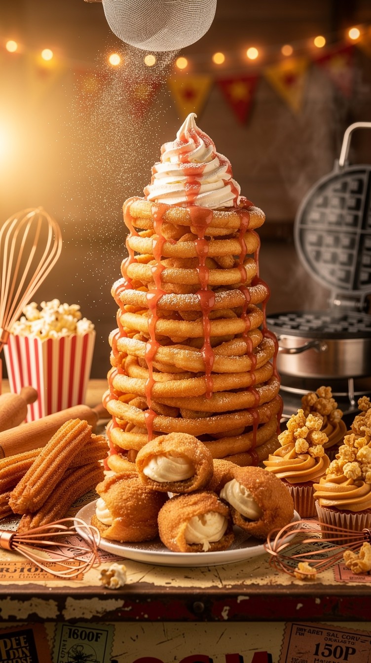 Free Carnival Dessert Tower Image - Funnel, Cakes, Carnival | Download ...