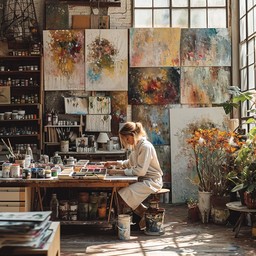 Free Artist Creating Art Image - Artist, Studio, Painting | Download at ...