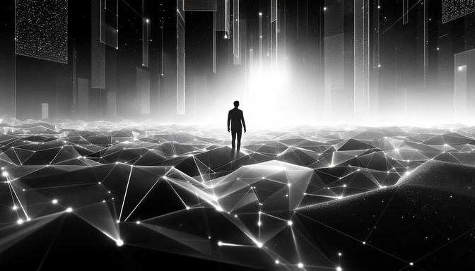 Digital Riley Free Digital Reality Emerges Image - Digital, Network, Silhouette ...