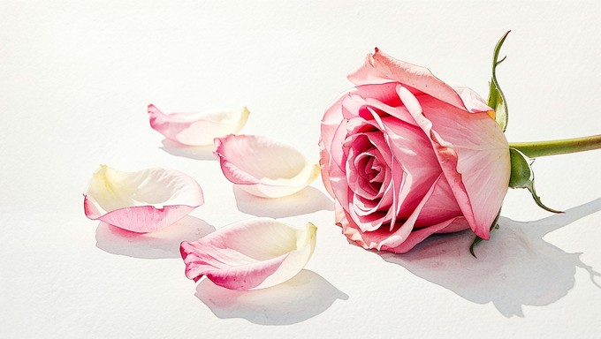 Free Fading Rose Beauty Image - Watercolor, Rose, Flower | Download at ...