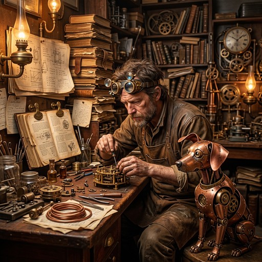 Free Steampunk Inventor's Workshop Image - Steampunk, Inventor ...