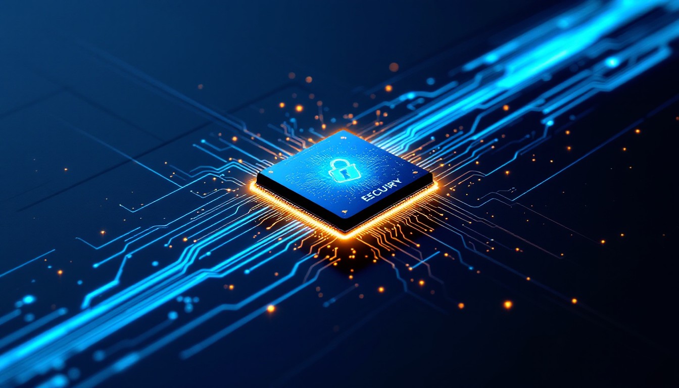 Free Secure Digital Future Image Microchip Cybersecurity Technology