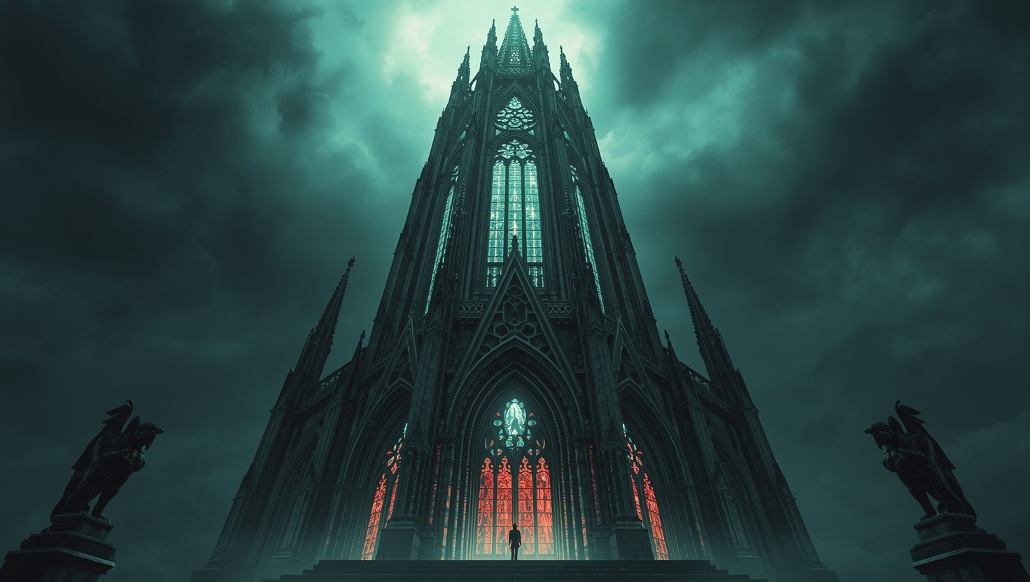 Free Luminous Gothic Cathedral Image - Gothic, Cathedral, Spires ...