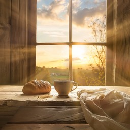 Free Sunrise Breakfast View Image - Sunrise, Breakfast, Window ...