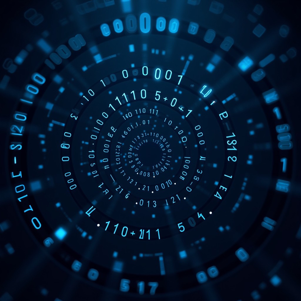 Free Binary Code Vortex Image - Binary, Code, Digital | Download at ...