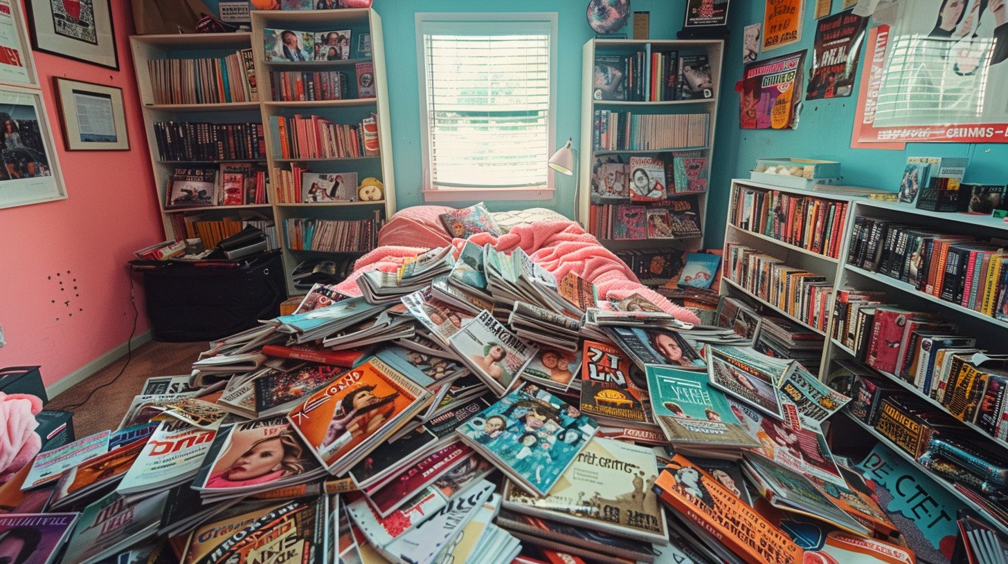 Mag Declutter Free Magazine Clutter Chaos Image - Magazines, Bedroom, Clutter ...