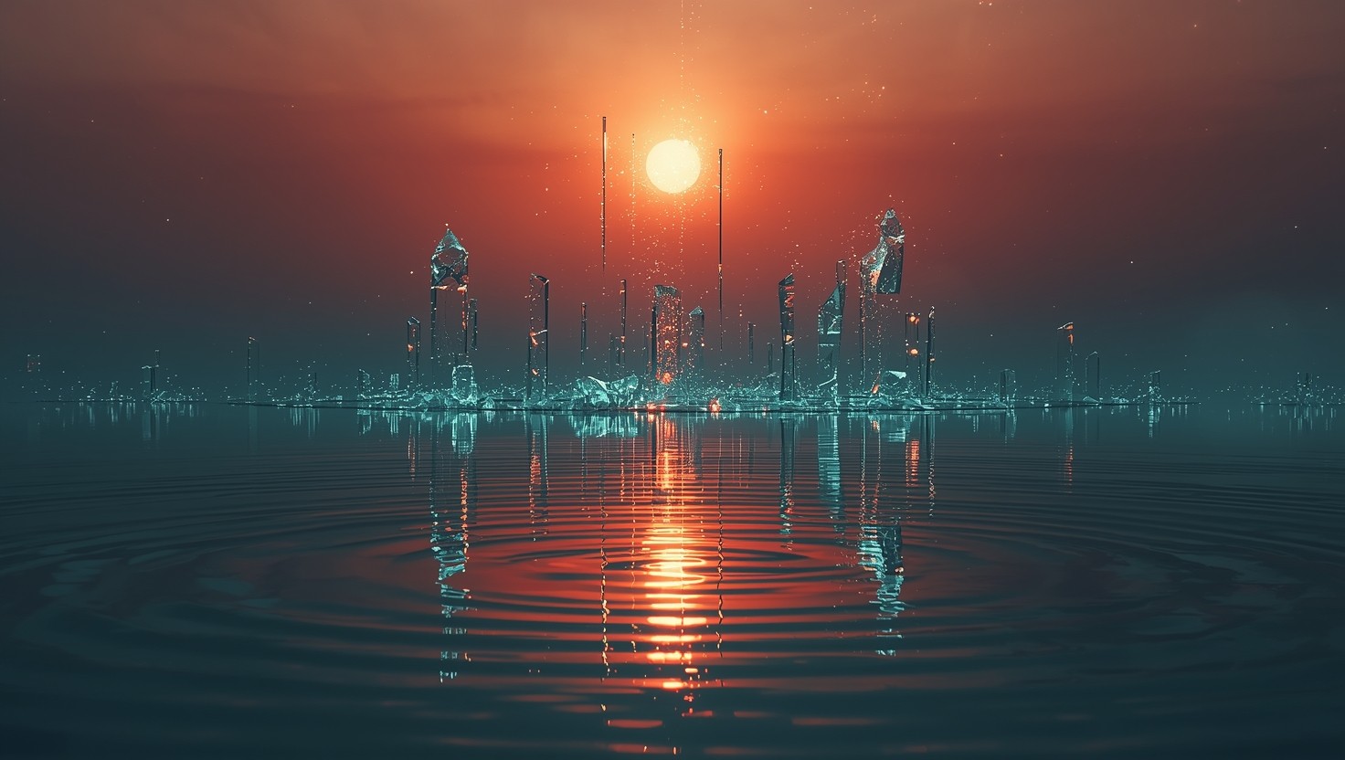 Free Dimensional Sunrise Reflection Photo - Sunrise, Sunset, Reflection ...