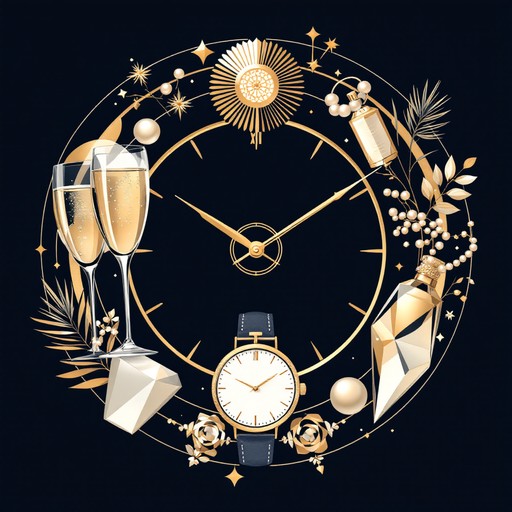 Free Luxurious Time Circle Image - Luxury, Clock, Champagne | Download ...