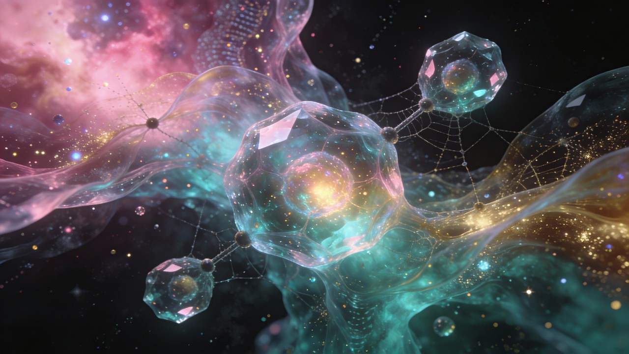 Free Cosmic Cellular Structures Image - Cosmic, Bioluminescent ...