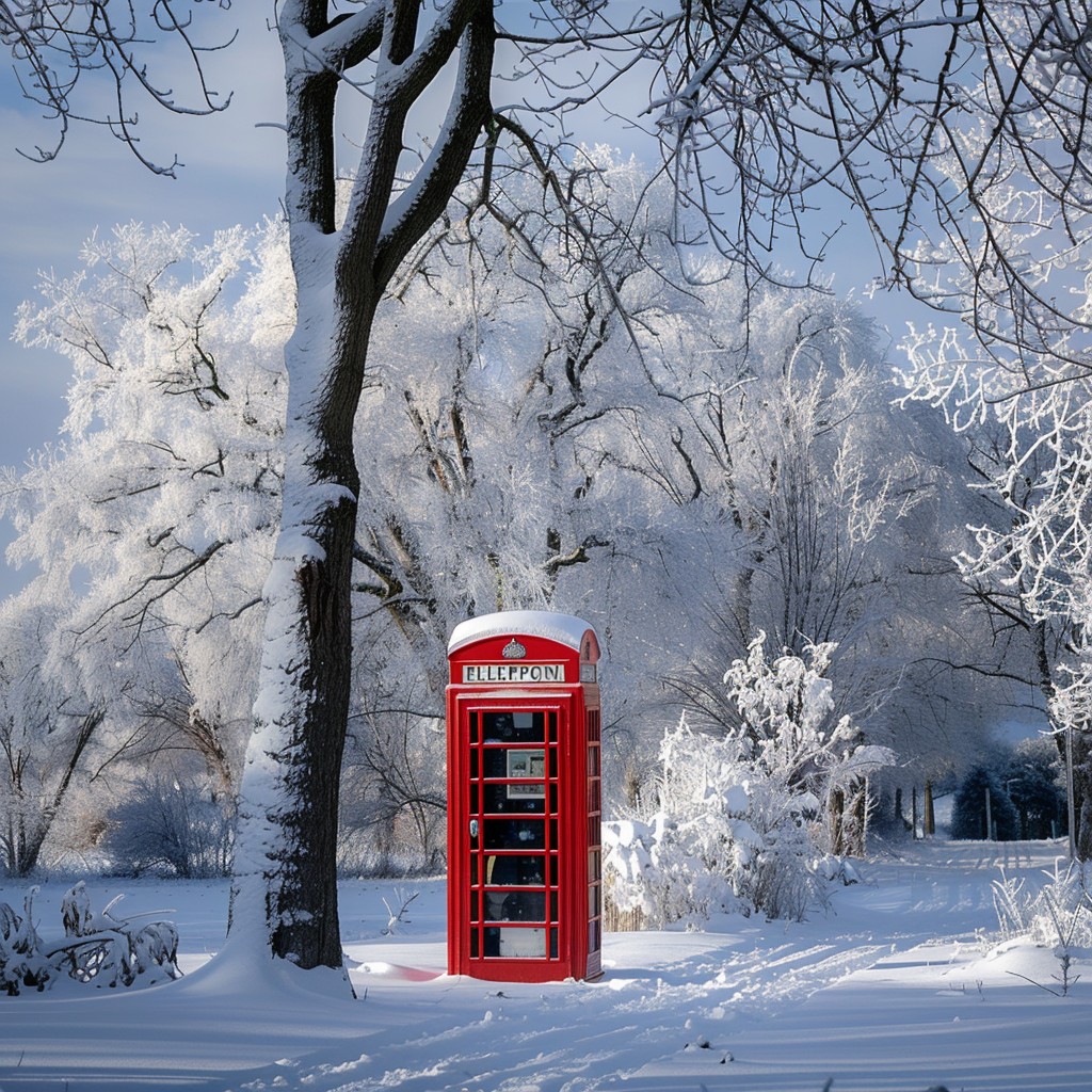 Winter Telephone Free Winter Phone Booth Image - Winter, Snow, Booth | Download at StockCake
