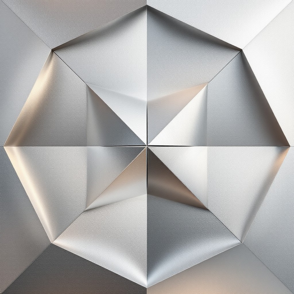 Free Geometric Metal Pattern Image - Geometric, Metallic, Symmetrical ...