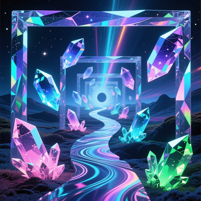 Free Crystalline Portal Path Image - Crystal, Path, Portal | Download ...