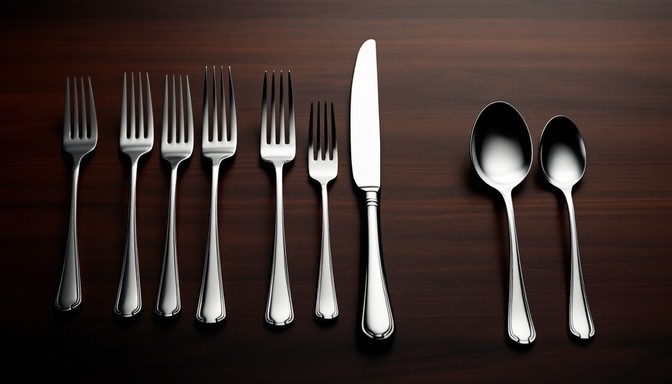 Free Elegant Silver Flatware Image - Flatware, Silverware, Utensils ...