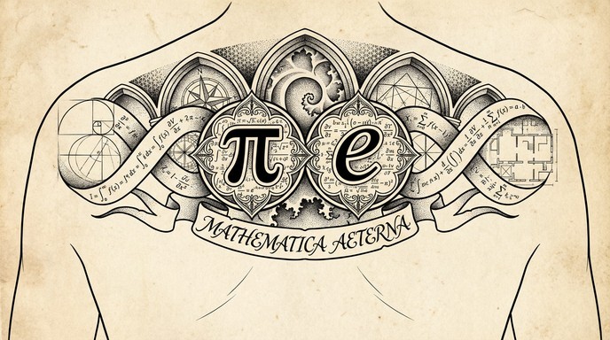 Column Tattoo Mathmatical Free Mathematical Wonderland Illustration Image - Mathematics ...