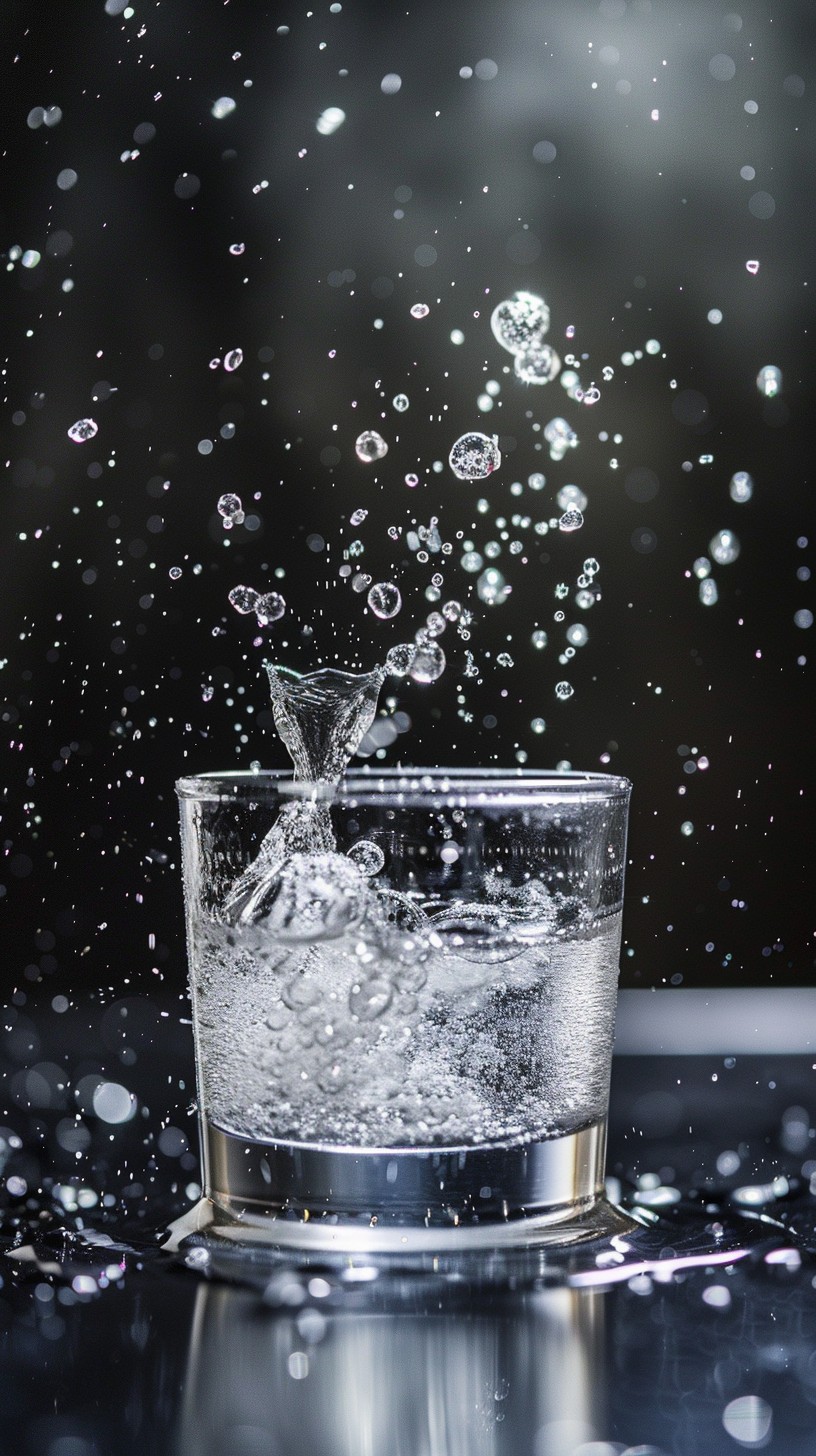 Splashed Glass Free Splash in glass Image - Water, Splash, Glass | Download at StockCake