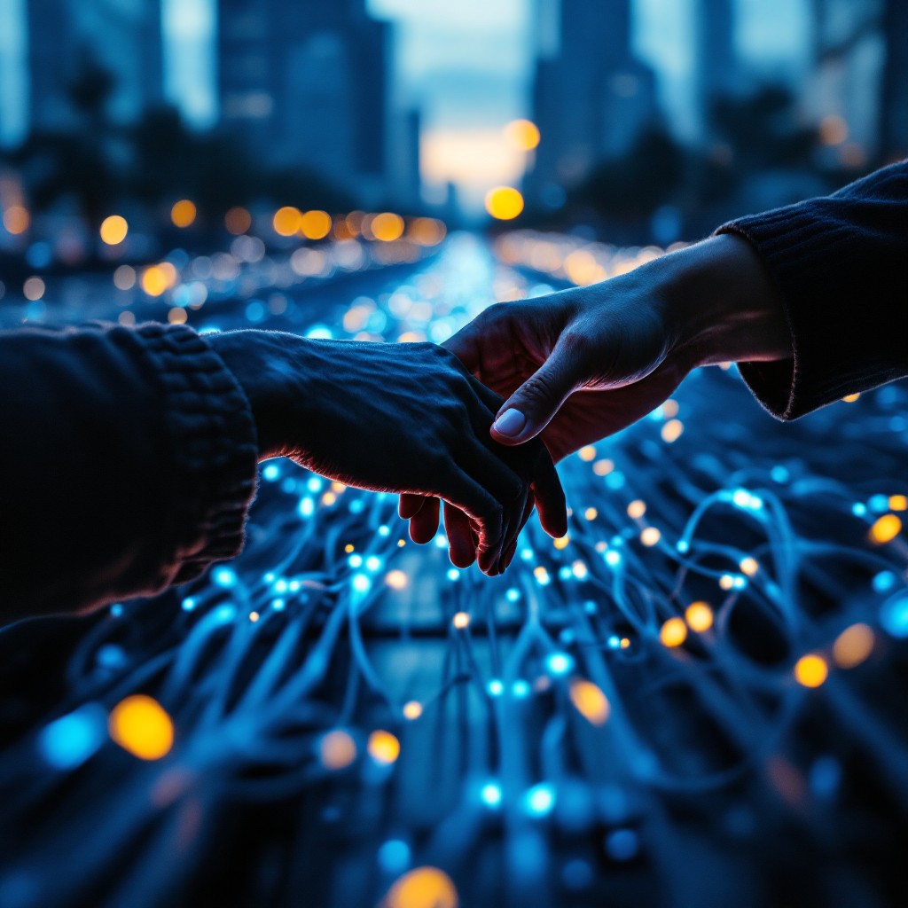 Free Connected Through Light Image - Technology, Connection, Digital ...