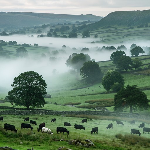 Pasture Morning Free Misty Morning Pasture Image - Sunrise, Fog, Sheep | Download at ...