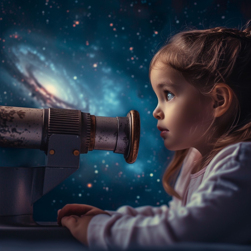 Free Stargazing Young Explorer Image - Child, Telescope, Stargazing ...