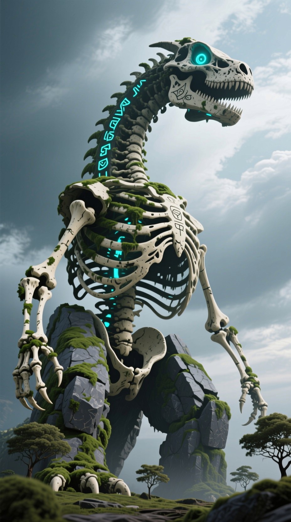 Colossus Origin Free Ancient Glowing Colossus Image - Skeleton, Colossus, Prehistoric ...