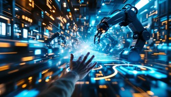 Free Future Meets Present Image - Automation, Robotics, Futuristic ...