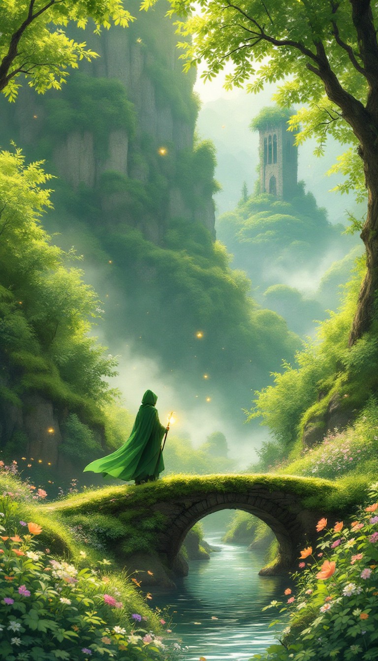 Free Enchanted Bridge Wanderer Image - Mage, Wizard, Fantasy | Download ...