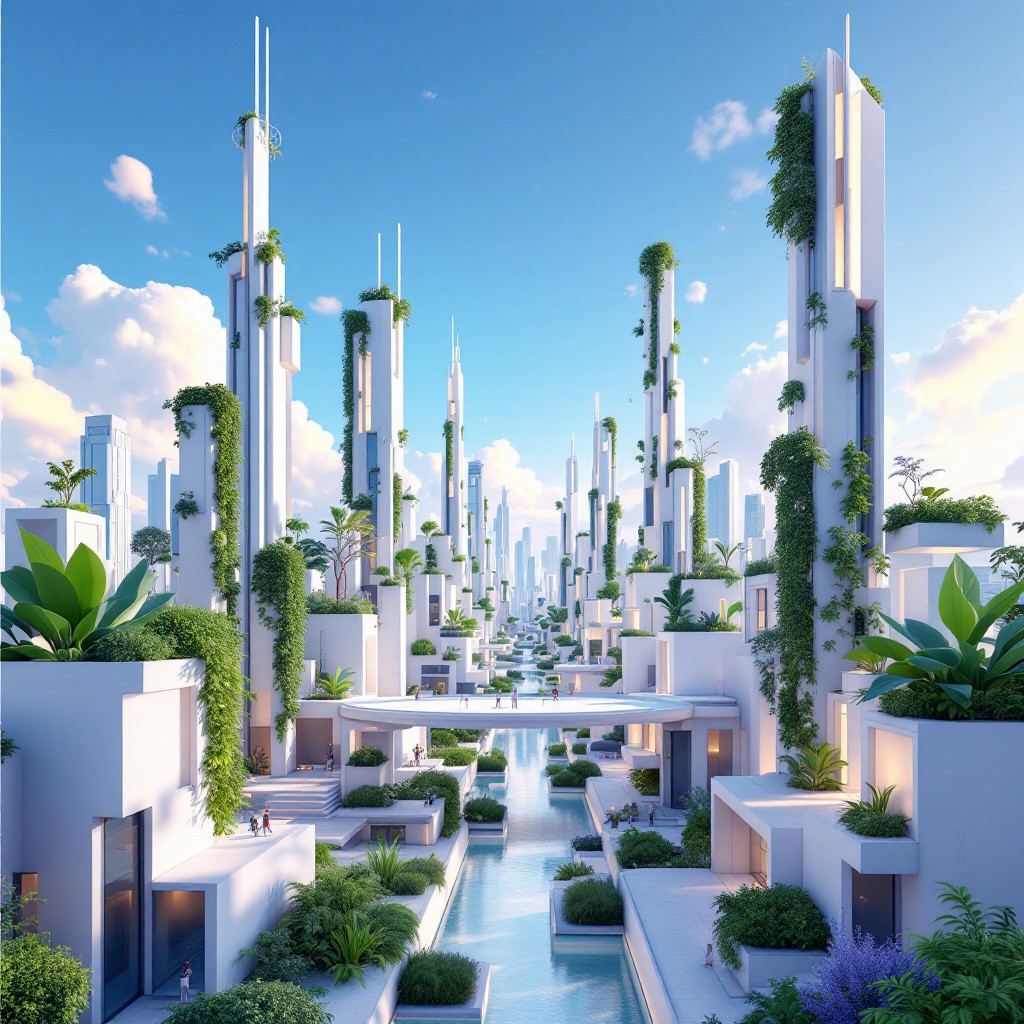 Free Future Green City Image - Futuristic, Sustainable, Minimal ...