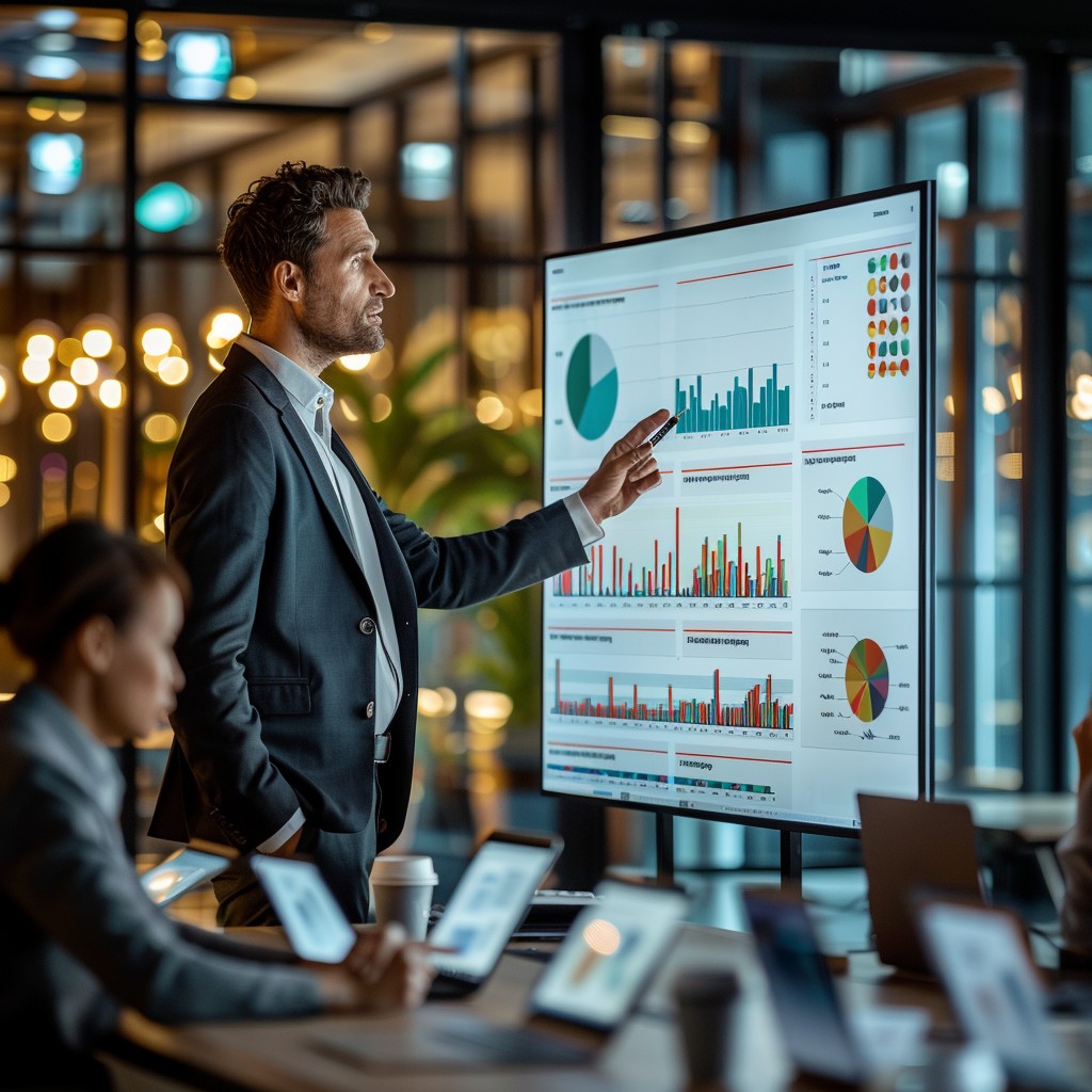 Free Executive Presenting Data Image - Executive, Presentation, Data ...