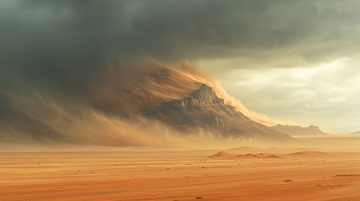 Free Mystical Mountain Storm Image - Mountain, Storm, Desert | Download ...