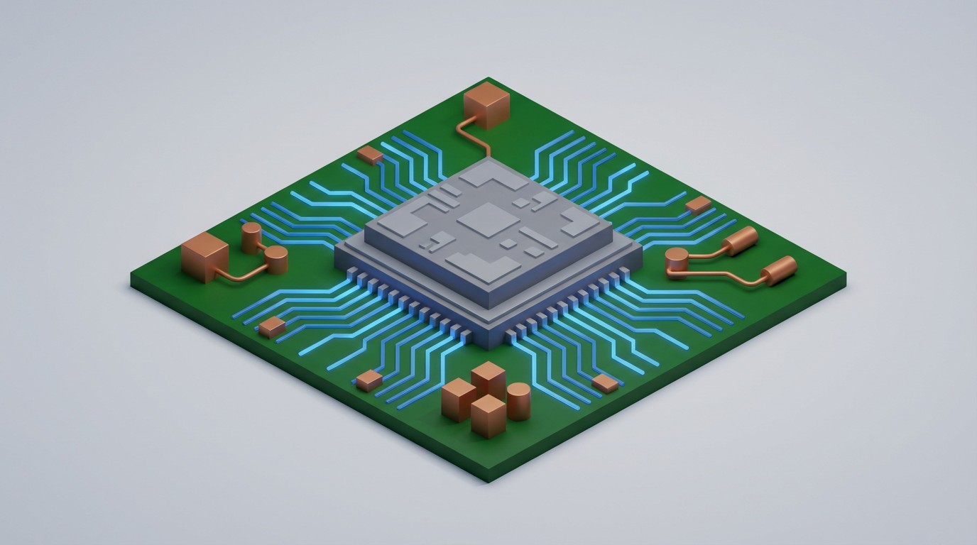 Free Isometric Processor Illustration Image - Processor, Chip ...