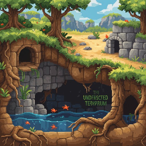 Free Underground Pixel Sanctuary Image - Minecraft, Pixel, Underground ...