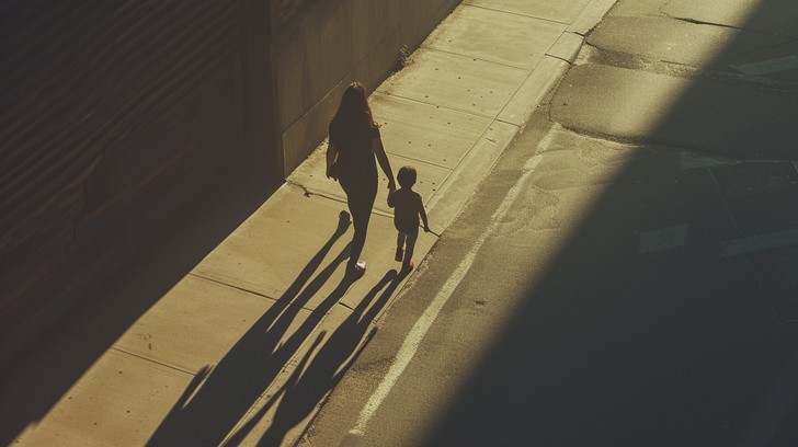 Long Shadow Child Free Generations Walking Together Image - Cinematic, Generations ...