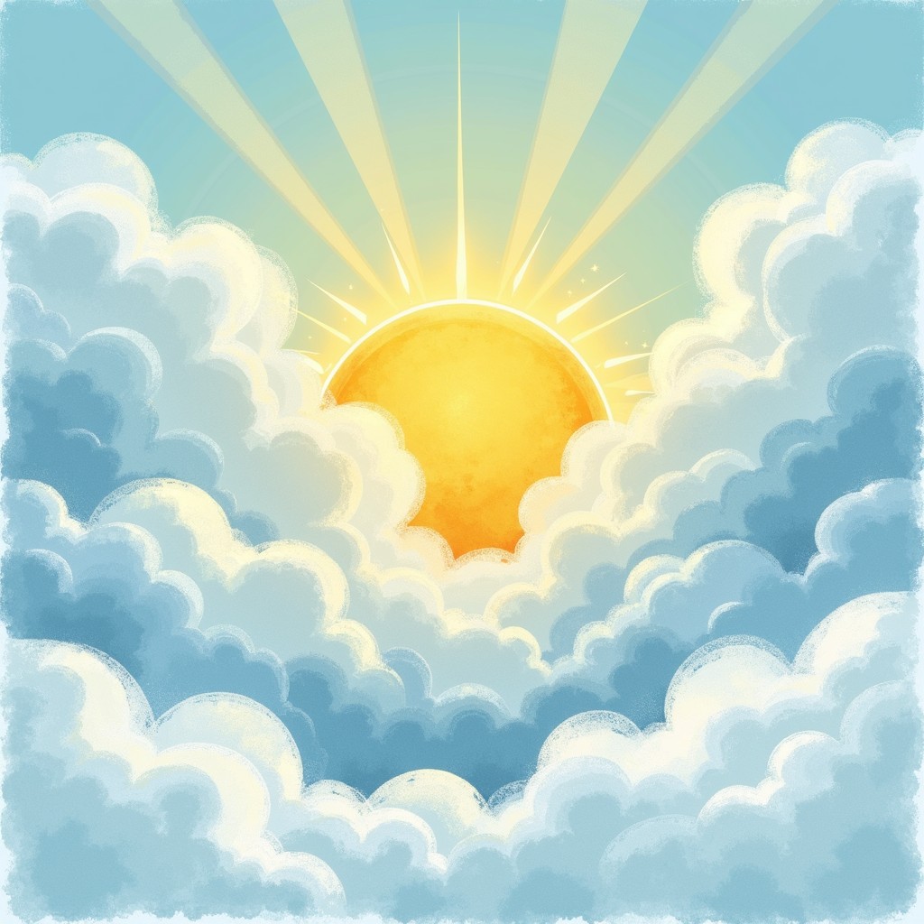 Free Radiant Sky Breakthrough Image - Sun, Clouds, Rays | Download at ...