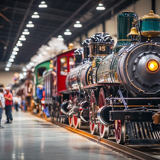 The Train Ride Display Free Vintage Train Display Image - Trains, Vintage, Exhibition ...