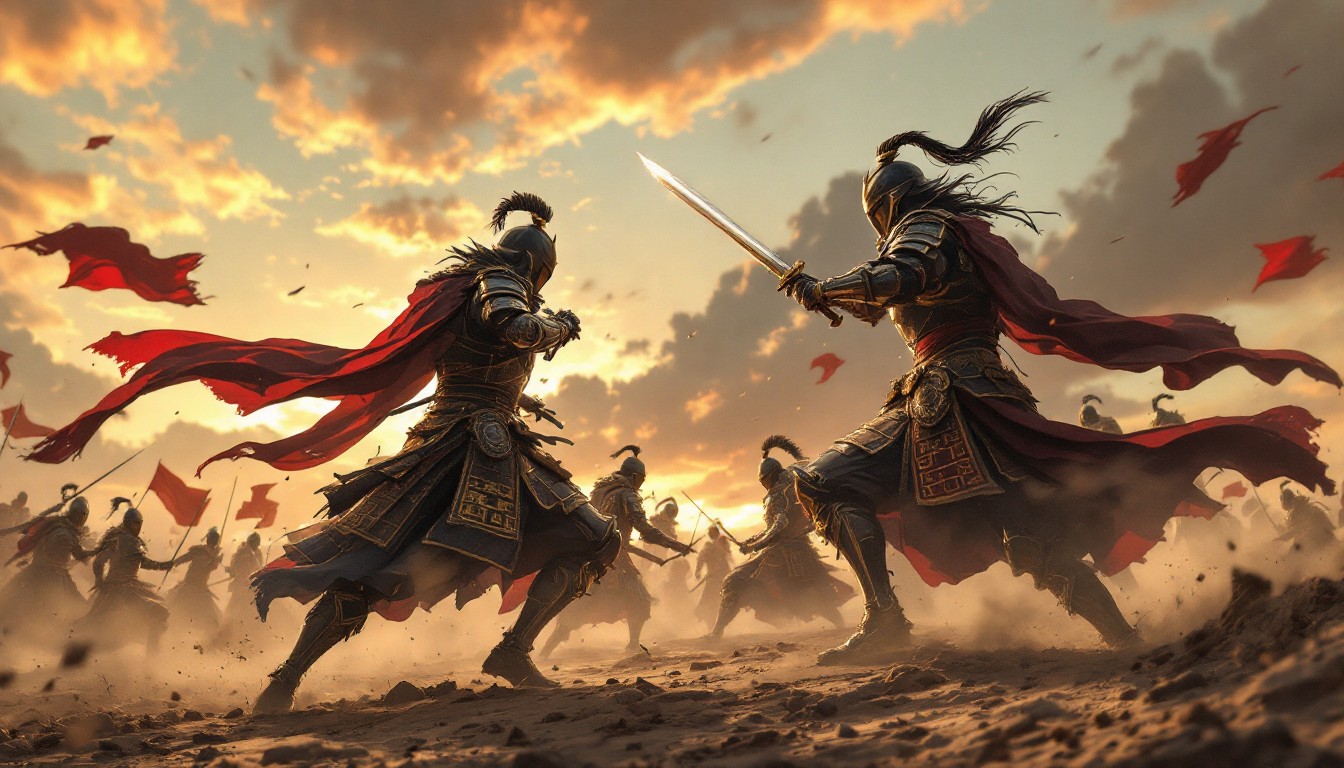 Free Epic Sunset Battle Image - Battle, Warriors, Sunset | Download at ...
