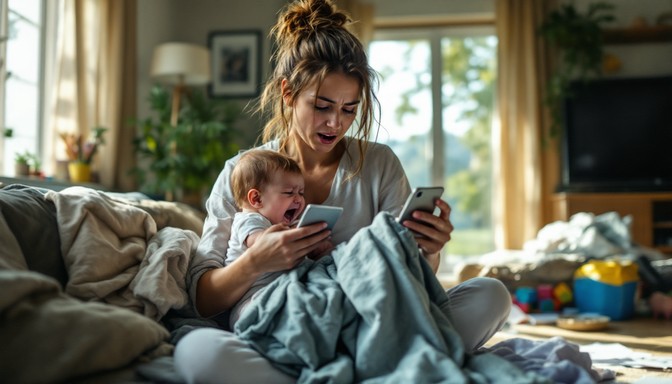 Free Focused Multitasking Parent Image - Parent, Multitasking, Focused ...