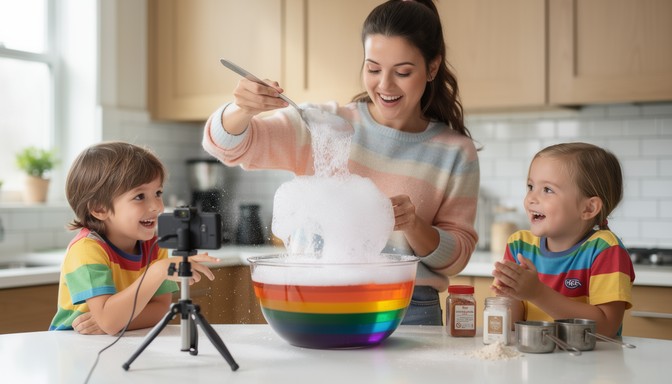 Cake Experiments Free Colorful Chemistry Fun Image - Science, Experiment, Children ...