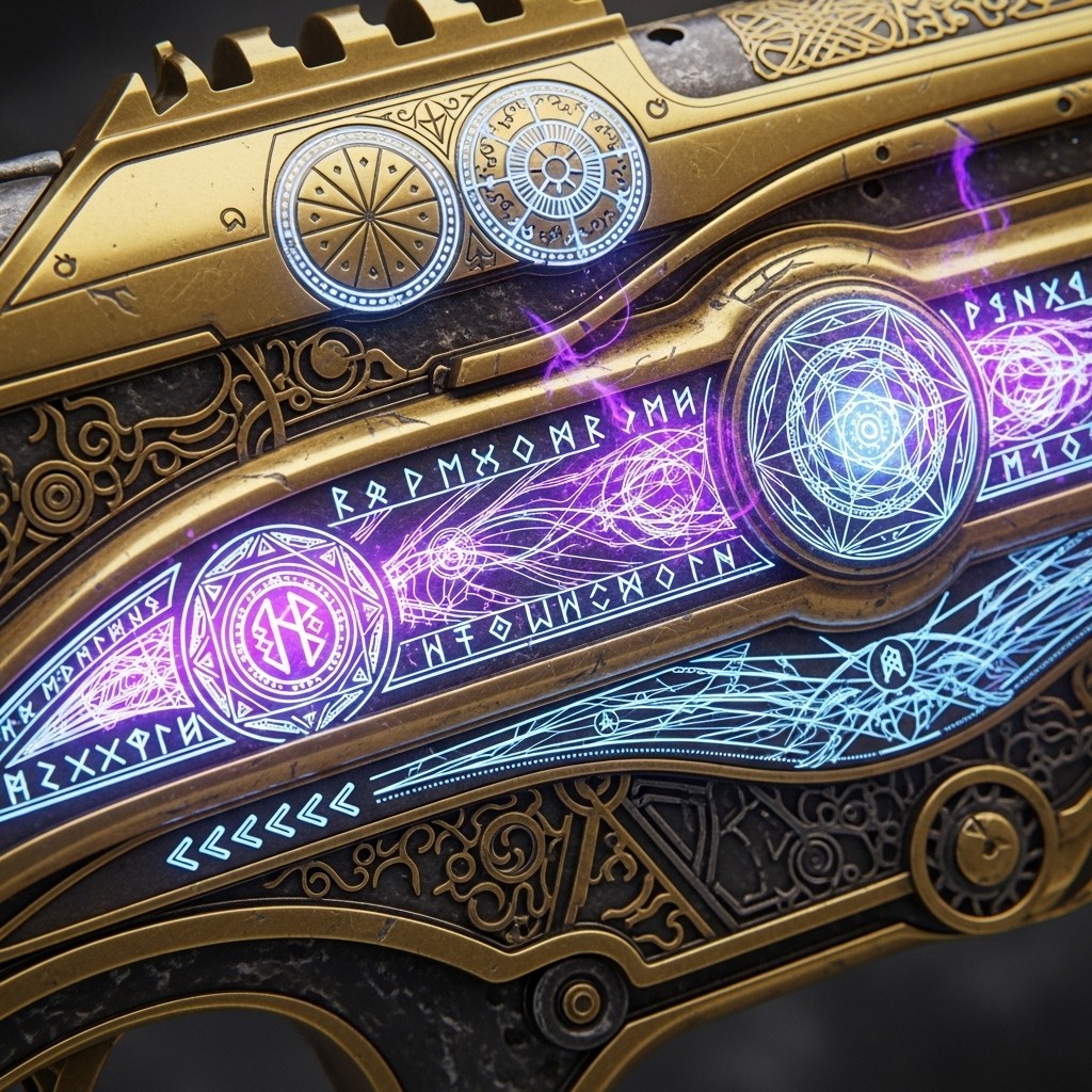 Magic Firearm Download Enchanted Firearm Design Image - Fantasy, Weapon, Magical ...