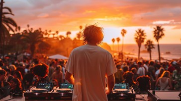 Free Sunset Beach Party Image - Sunset, Beach, Party | Download at ...