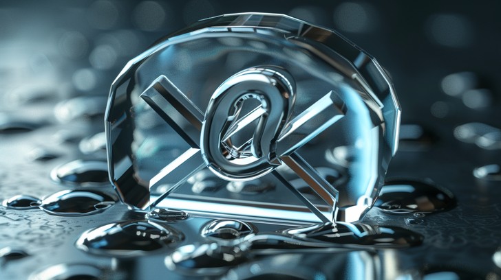 Free Email Icon Gleams Image - Email, Icon, Silver | Download at StockCake