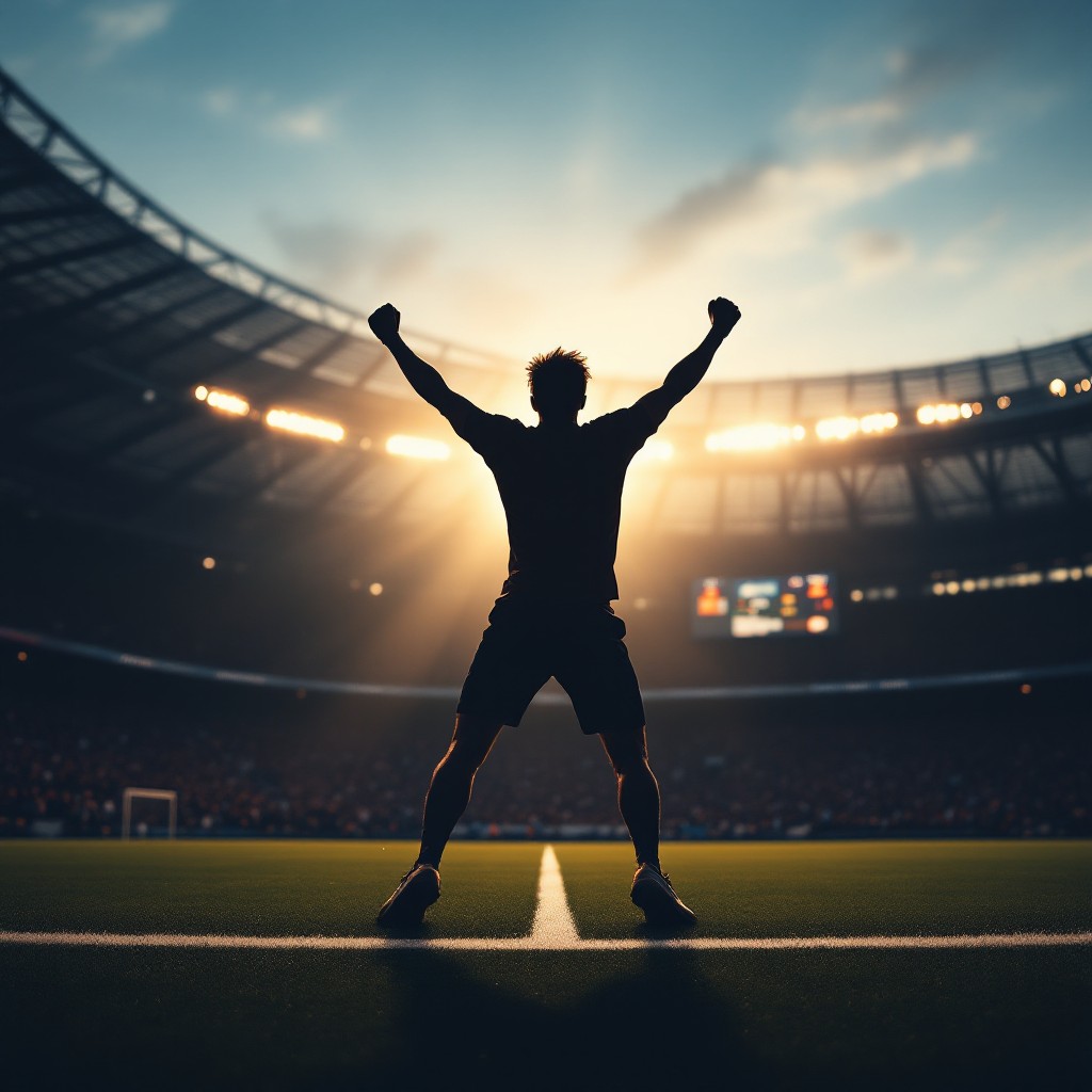 Victory Backround Free Victory In Light Image - Victory, Stadium, Silhouette | Download ...