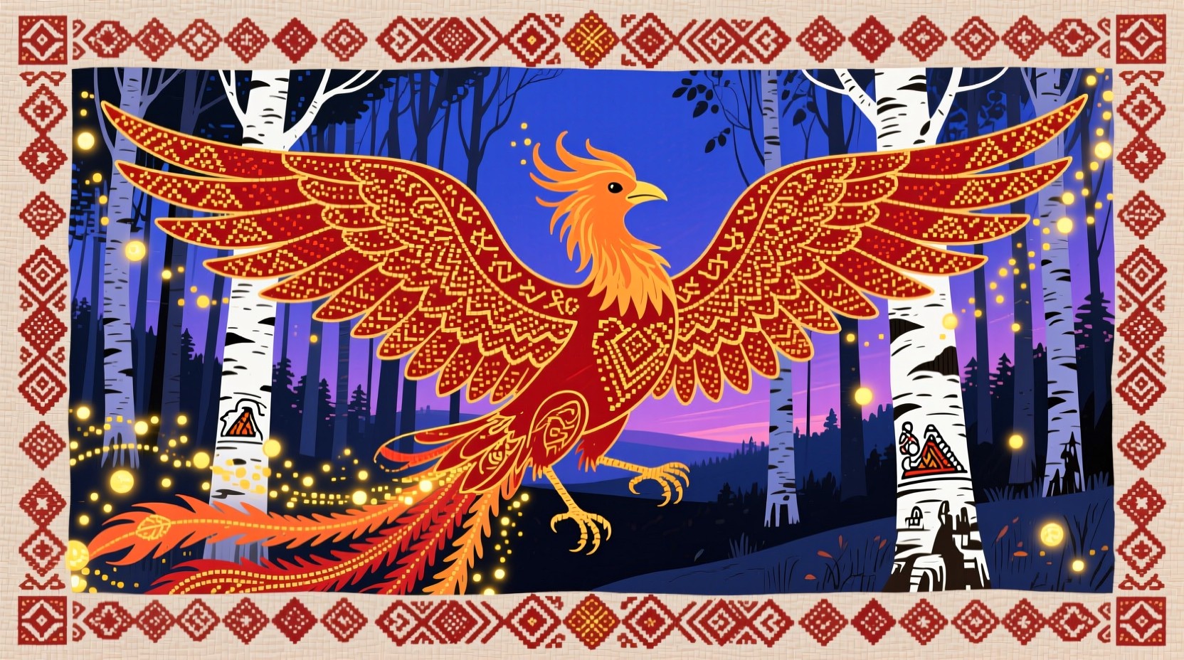 Free Mystical Firebird Glory Image - Firebird, Phoenix, Illustration ...