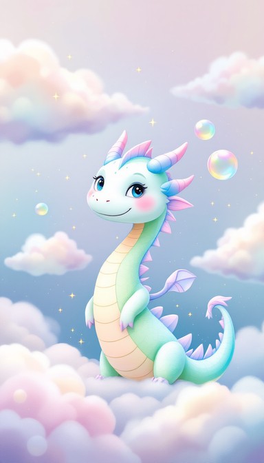 Free Magical Pastel Dragon Image | Download at StockCake