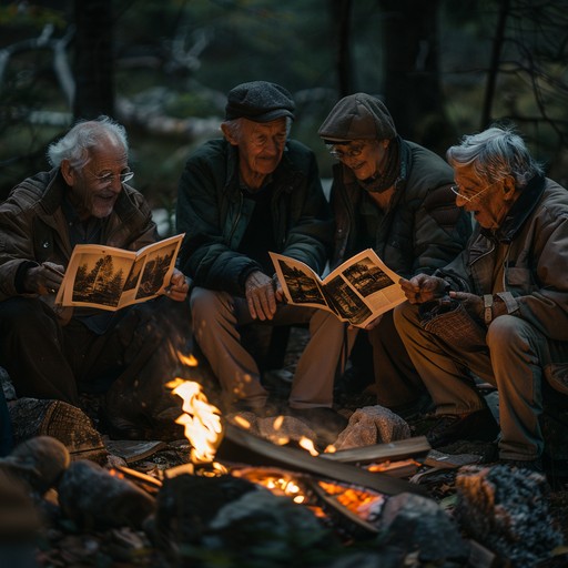 Free Seniors Share Stories Image - Elderly, Men, Campfire | Download at ...