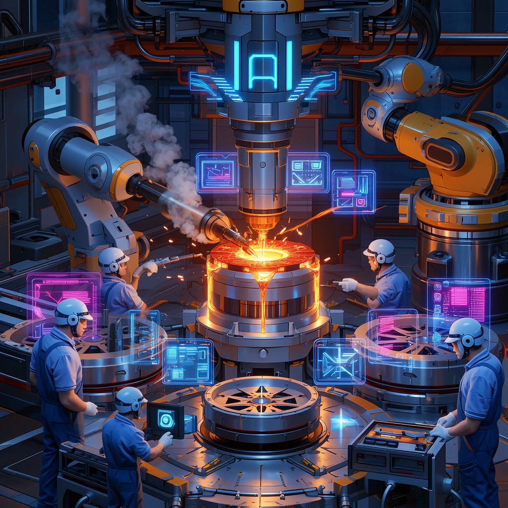 High Tech Foundry Free Molten Tech Foundry Image - Cyberpunk, Metalwork, Forge | Download ...