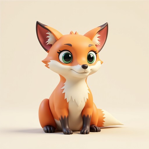 Fox Polyhaft Free Adorable Low-Poly Fox Image - Fox, 3d, Geometric | Download at ...
