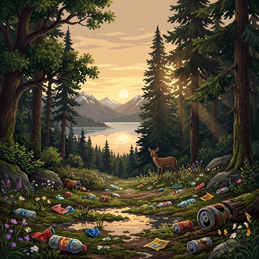 Polution Pixels Free Nature Meets Pollution Image - Pixel, Forest, Pollution | Download ...