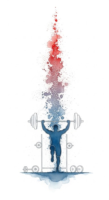 Free Strength Through Transformation Image - Watercolor, Fitness ...